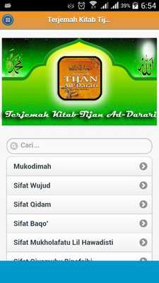 Emulate Android APK Terjemah Tijan Darori