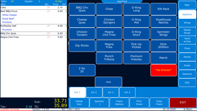Emulate iPhone app Terminal by onePOS 21-2 using MyAndroid