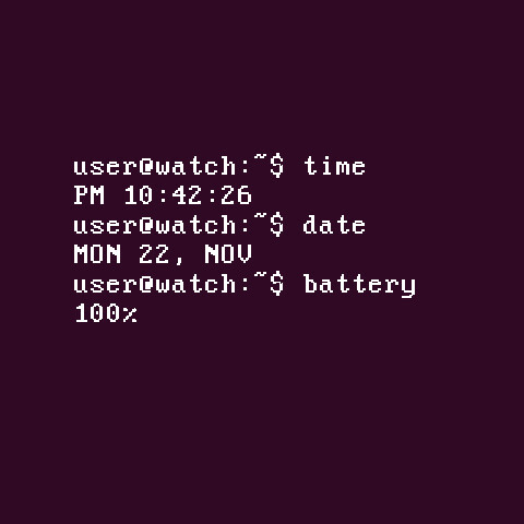 Run android online APK Terminal Watch Face from MyAndroid or emulate Terminal Watch Face using MyAndroid