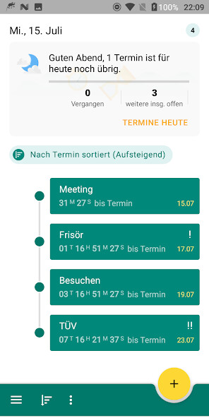 Run android online APK Terminplaner mit Countdown from MyAndroid or emulate Terminplaner mit Countdown using MyAndroid Run android online APK Terminplaner mit Countdown from MyAndroid or emulate Terminplaner mit Countdown using MyAndroid