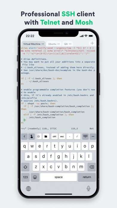 Emulate iPhone app Termius: Terminal & SSH client using MyAndroid Emulate iPhone app Termius: Terminal & SSH client using MyAndroid