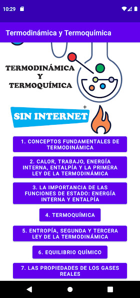 Run android online APK Termodinámica y Termoquímica from MyAndroid or emulate Termodinámica y Termoquímica using MyAndroid