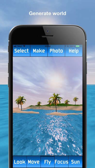 Emulate iPhone app Terra 3D - Worlds Generator using MyAndroid Emulate iPhone app Terra 3D - Worlds Generator using MyAndroid