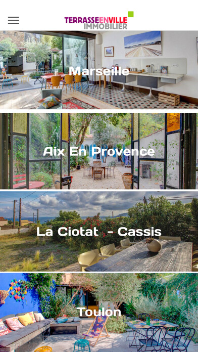 Emulate iPhone app Terrasse en Ville using MyAndroid