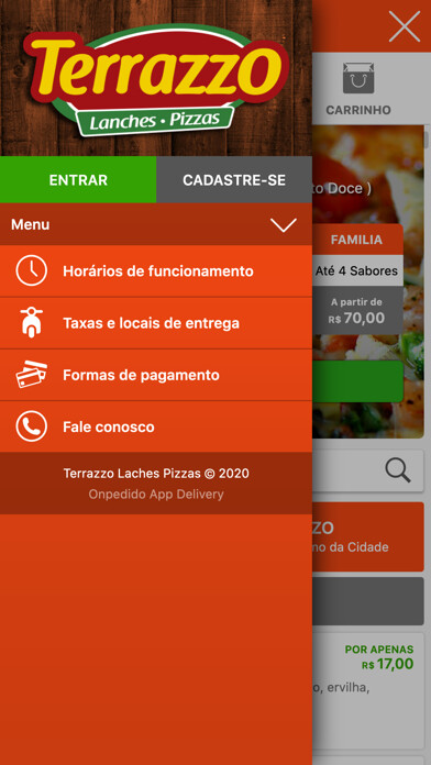 Emulate iPhone app Terrazzo Lanches e Pizzas using MyAndroid Emulate iPhone app Terrazzo Lanches e Pizzas using MyAndroid