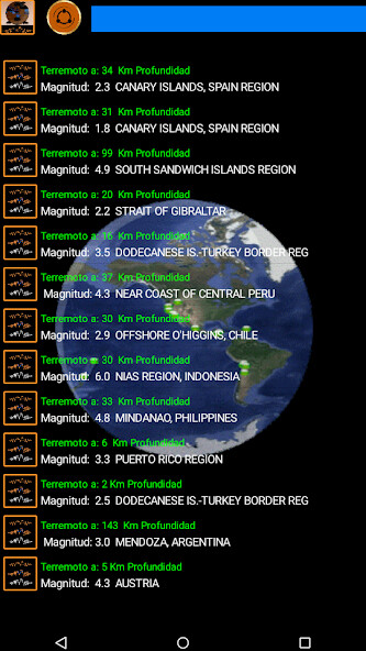 Run android online APK Terremoto Report from MyAndroid or emulate Terremoto Report using MyAndroid