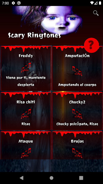 Run android online APK Terror ringtones for calls from MyAndroid or emulate Terror ringtones for calls using MyAndroid
