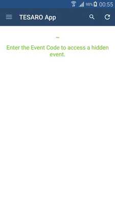 Emulate Android APK TESARO Meetings  Congresses