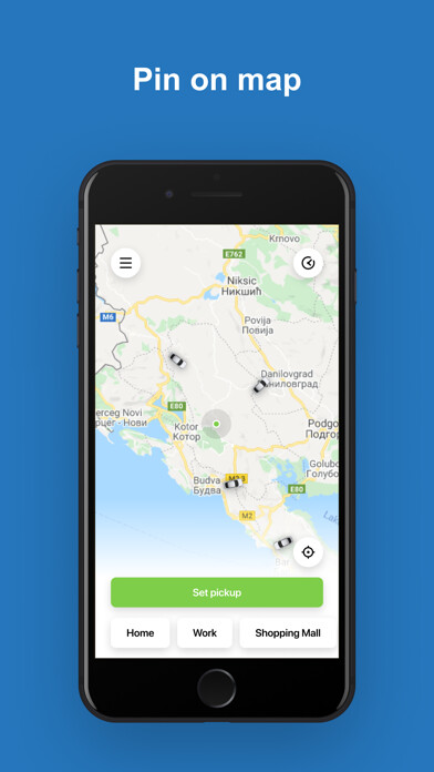 Emulate iPhone app TeslaGoApp rides in Montenegro using MyAndroid