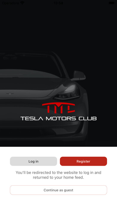 Emulate iPhone app Tesla Motors Club using MyAndroid