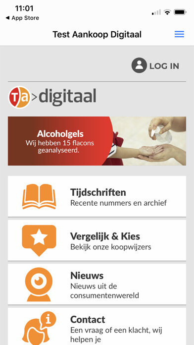 Run android online APK Test Aankoop Digitaal from MyAndroid or emulate Test Aankoop Digitaal using MyAndroid
