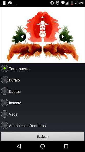 Emulate Android APK Test de Rorschach