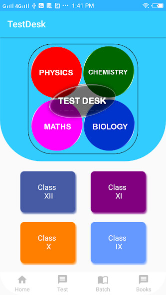 Run android online APK Test Desk: K-12, JEE, NEET Phy from MyAndroid or emulate Test Desk: K-12, JEE, NEET Phy using MyAndroid