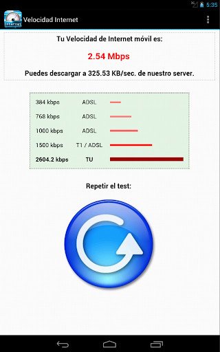 Run android online APK Test de Velocidad de Internet from MyAndroid or emulate Test de Velocidad de Internet using MyAndroid Run android online APK Test de Velocidad de Internet from MyAndroid or emulate Test de Velocidad de Internet using MyAndroid