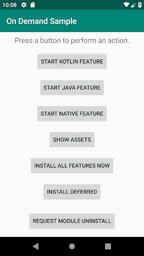 Run android online APK TestDynFeature from MyAndroid or emulate TestDynFeature using MyAndroid