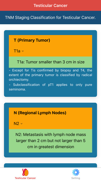 Emulate iPhone app Testicular Cancer Staging using MyAndroid Emulate iPhone app Testicular Cancer Staging using MyAndroid