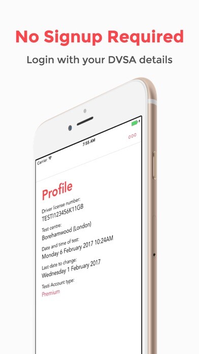 Emulate iPhone app Testi Driving Cancellations UK using MyAndroid
