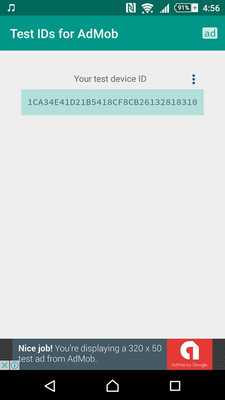 Emulate Android APK Test IDs for AdMob Emulate Android APK Test IDs for AdMob