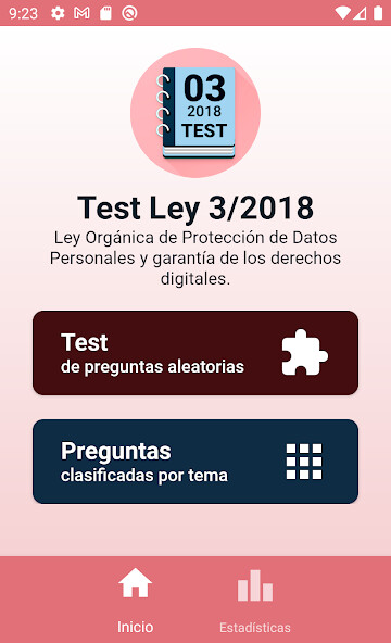Run android online APK Test Ley Protección de Datos from MyAndroid or emulate Test Ley Protección de Datos using MyAndroid