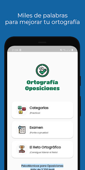 Run android online APK Test Ortografía Oposiciones from MyAndroid or emulate Test Ortografía Oposiciones using MyAndroid Run android online APK Test Ortografía Oposiciones from MyAndroid or emulate Test Ortografía Oposiciones using MyAndroid