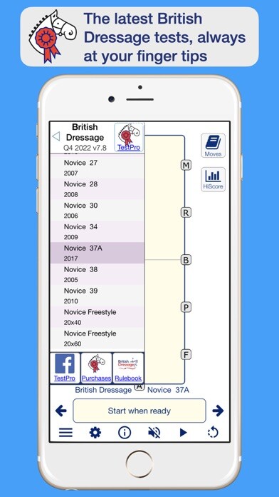 Emulate iPhone app TestPro BD British Dressage using MyAndroid Emulate iPhone app TestPro BD British Dressage using MyAndroid