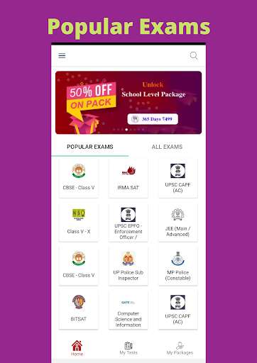 Run android online APK TestUrExam from MyAndroid or emulate TestUrExam using MyAndroid