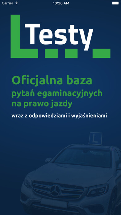 Emulate iPhone app Testy na prawo jazdy Ltesty using MyAndroid Emulate iPhone app Testy na prawo jazdy Ltesty using MyAndroid