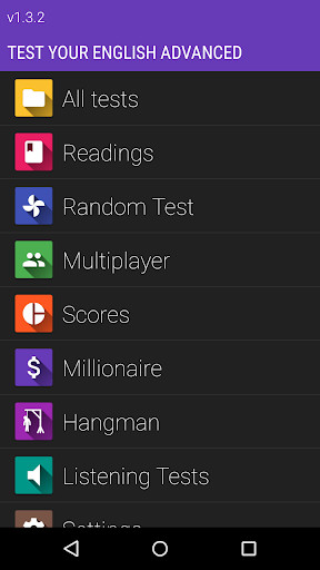 Emulate Android APK Test Your English III.