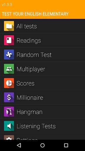 Run android online APK Test Your English I. from MyAndroid or emulate Test Your English I. using MyAndroid