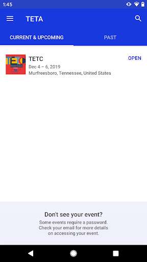 Run android online APK TETA Events App from MyAndroid or emulate TETA Events App using MyAndroid Run android online APK TETA Events App from MyAndroid or emulate TETA Events App using MyAndroid