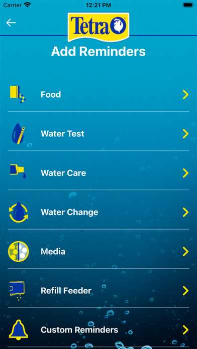 Emulate iPhone app Tetra My Aquarium Connected using MyAndroid