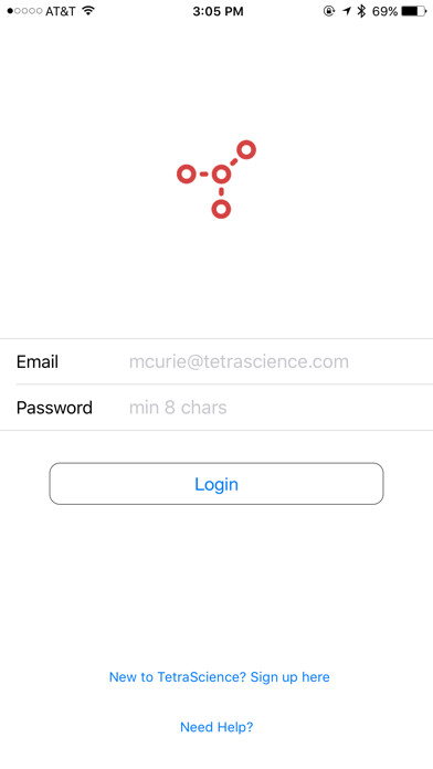 Emulate iPhone app TetraScience using MyAndroid