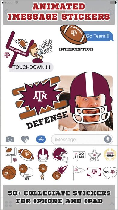 Emulate iPhone app Texas A&M Animated Emojis using MyAndroid Emulate iPhone app Texas A&M Animated Emojis using MyAndroid