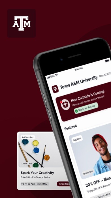 Emulate iPhone app Texas A&M Bookstore using MyAndroid