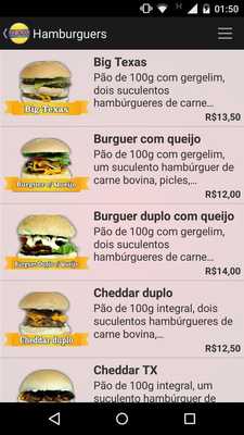 Emulate Android APK Texas Burguer Grill Emulate Android APK Texas Burguer Grill
