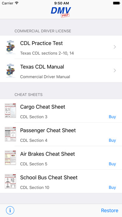 Emulate iPhone app Texas CDL Test Prep using MyAndroid Emulate iPhone app Texas CDL Test Prep using MyAndroid