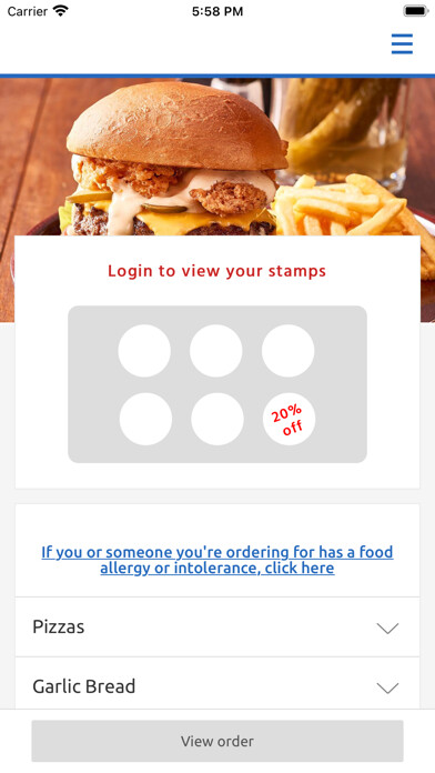 Emulate iPhone app Texas Chicken, Speke using MyAndroid