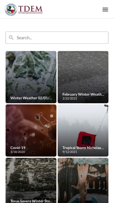 Emulate iPhone app Texas Disaster Portal using MyAndroid