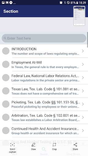 Run android online APK Texas Employment Laws Guide from MyAndroid or emulate Texas Employment Laws Guide using MyAndroid