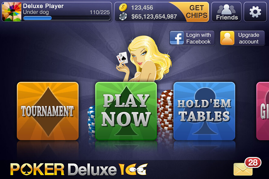 Run android online APK Texas HoldEm Poker Deluxe Pro from MyAndroid or emulate Texas HoldEm Poker Deluxe Pro using MyAndroid