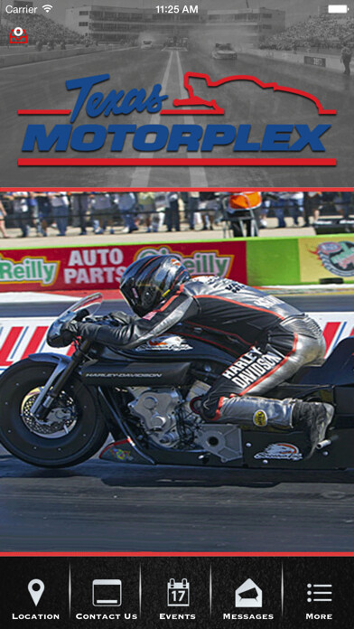 Emulate iPhone app Texas Motorplex using MyAndroid