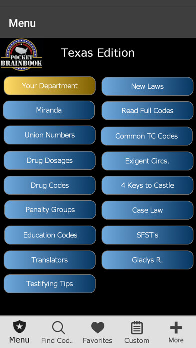 Emulate iPhone app Texas - Pocket Brainbook using MyAndroid Emulate iPhone app Texas - Pocket Brainbook using MyAndroid