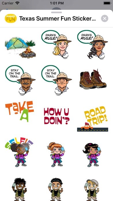 Emulate iPhone app Texas Summer Fun Sticker Pack using MyAndroid Emulate iPhone app Texas Summer Fun Sticker Pack using MyAndroid
