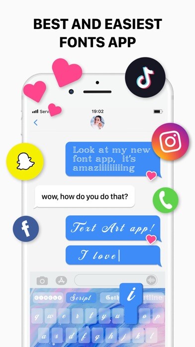 Emulate iPhone app Text Art - Keyboards Fonts using MyAndroid Emulate iPhone app Text Art - Keyboards Fonts using MyAndroid