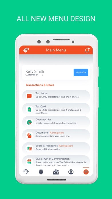 Emulate iPhone app TextBehind using MyAndroid
