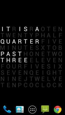 Emulate Android APK Text Clock Lite Emulate Android APK Text Clock Lite