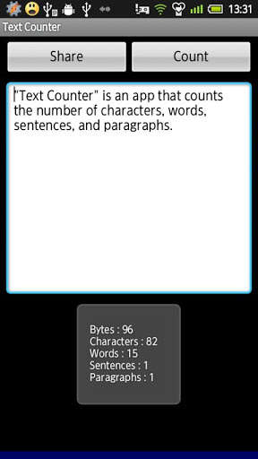 Emulate Android APK Text Counter(OLD)