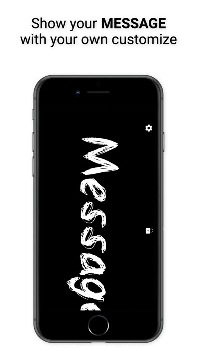 Emulate iPhone app Text Display - Led Monitor using MyAndroid Emulate iPhone app Text Display - Led Monitor using MyAndroid