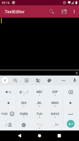 Emulate Text Editor from MyAndroid or run Text Editor using MyAndroid