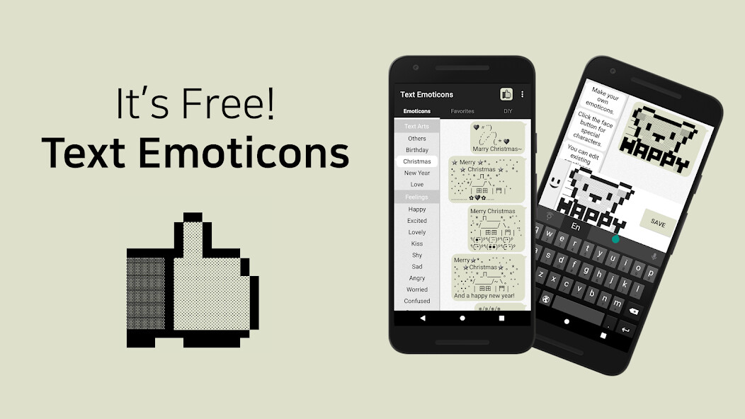 Emulate Android APK Text Emoticons